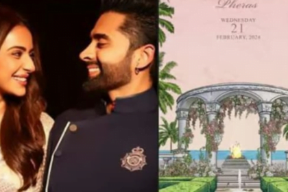 Rakul preet सिंह - Jackky bhagnani शादी की बधाई शाही ऊर्जा बिखेरती है