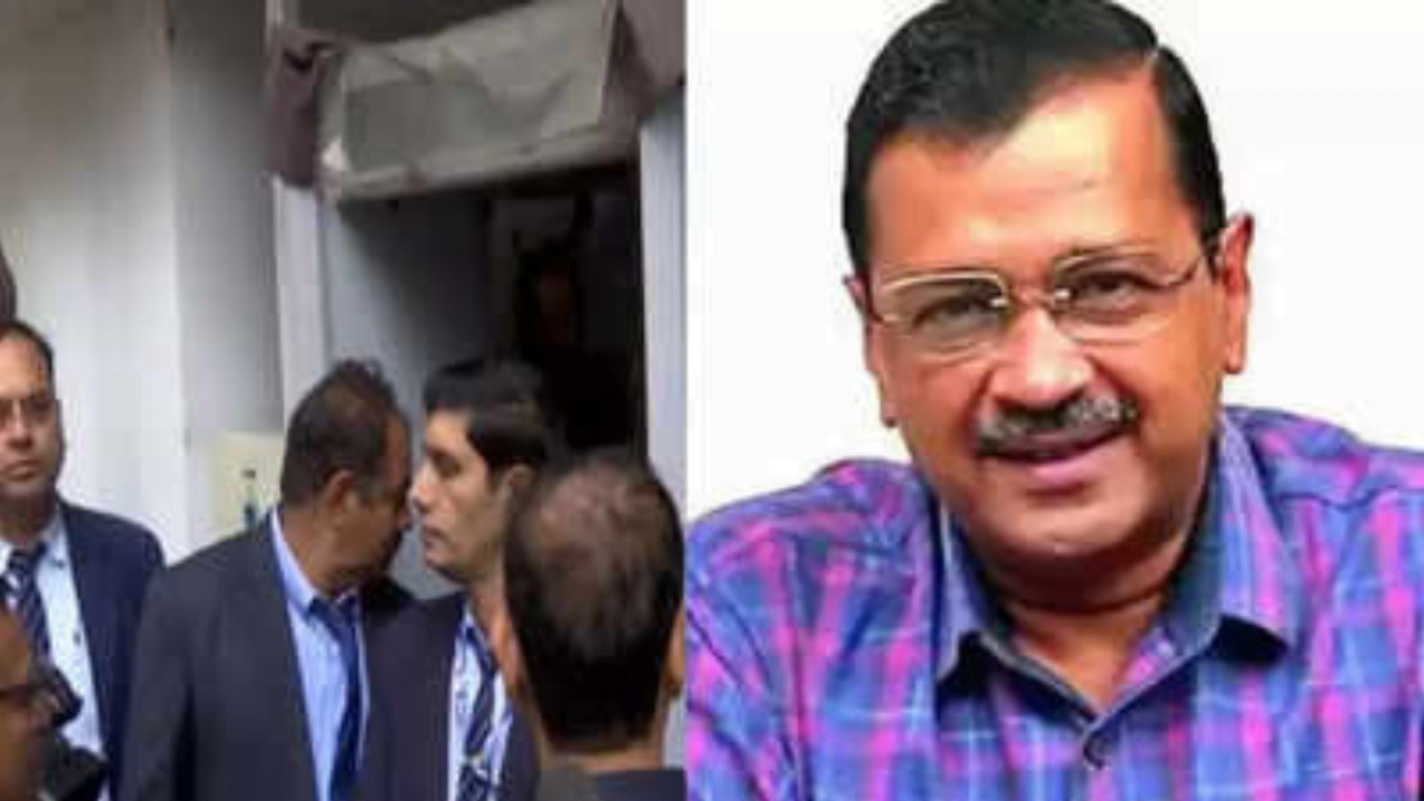 अरविंद केजरीवाल के आवास पहुंची अपराध शाखा की टीम