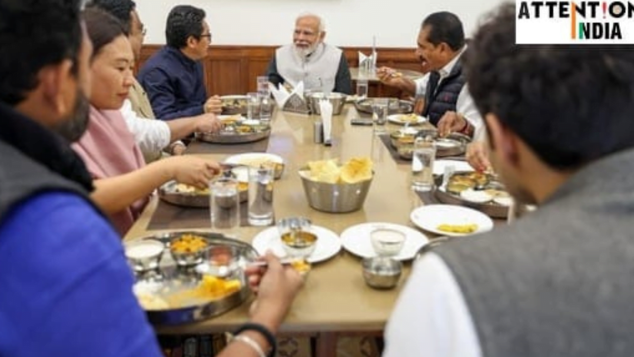 आभार की शक्तिः प्रधानमंत्री ने सांसदों के साथ दोपहर का भोजन किया