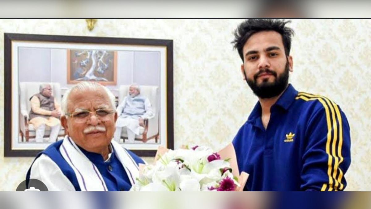 Elvish Yadav got the blessings of former Haryana Chief Minister Manohar Lal Khattar