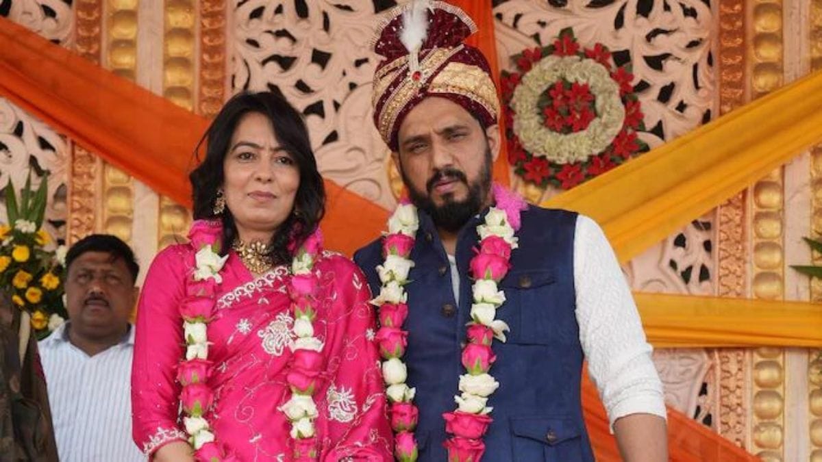 Lady don Anuradha Choudhary and gangster Kala Jathedi tied the knot.